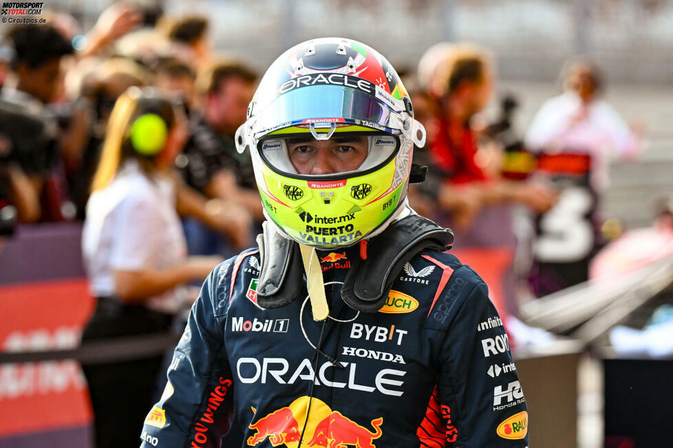 Sergio Perez (4): Wenn er an einem seiner besseren Wochenenden immer noch eine halbe Sekunde auf Verstappen verliert, dann ist das zu wenig. Schlicht und ergreifend. Der Teamkollege fährt ihn in Grund und Boden. Perez nimmt aber immerhin ein paar Punkte mit.