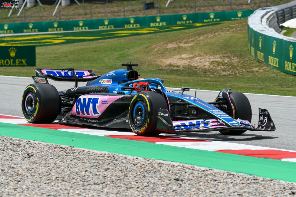 Esteban Ocon (3): Nach dem starken Monaco-Wochenende dieses Mal wieder ein durchwachsenerer Auftritt. P7 im Qualifying nach einem Fehler, nach einem unspektakulären Rennen dann P8. Kein Debakel, aber ganz sicher ein Rückschlag für ihn und Alpine.