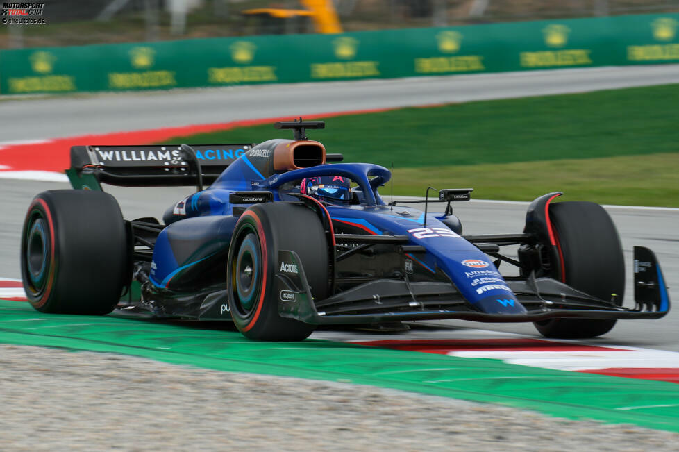 Alexander Albon (4): Schadensbegrenzung im Rennen mit P16 in einem schwachen Williams. Auch er selbst fuhr aber nicht fehlerfrei. Im Qualifying war er in Q1 im Kiesbett und beschädigte den Unterboden, was vermutlich die Chance auf Q2 kostete. Punkte wären aber auch mit einem besseren Startplatz nicht drin gewesen.