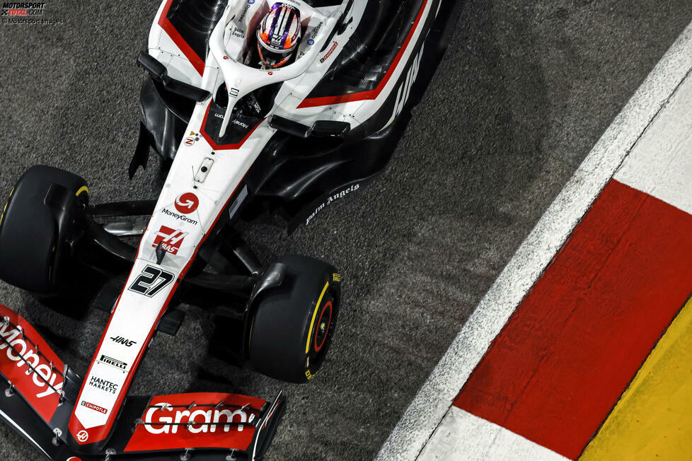 Nico Hülkenberg (3): Schaffte es mal wieder in Q3, stand dieses Mal aber etwas im Schatten des Teamkollegen. Eine solide Leistung, allerdings ohne die ganz großen Höhepunkte. Aber die sind im Haas momentan im Normalfall auch nicht zu erwarten.