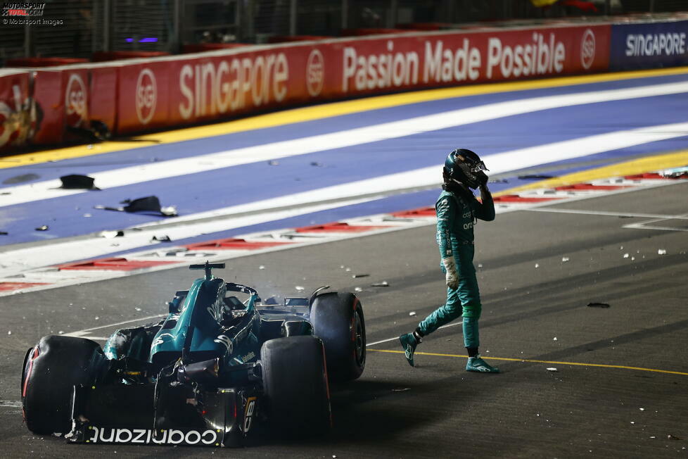 Lance Stroll (6): Nahm am Rennen nicht teil, daher können wir nur das Qualifying bewerten. Da war er nicht nur zu langsam sondern warf am Ende auch noch das Auto weg, was dann zu seiner Nichtteilnahme am Sonntag führte. Ungenügend.