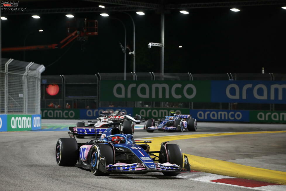 Esteban Ocon (2): Sah die Zielflagge nicht, überzeugte aber bis zu seinem Defekt mit einem guten Rennen und einigen starken Manövern. Auch das Qualifying war mit P8 bereits gut. Hätte ohne seinen Ausfall sicher einige Punkte mitgenommen.