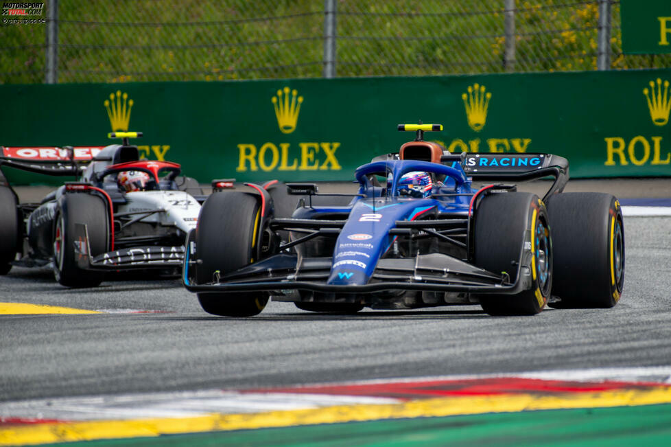 Logan Sargeant (4): Zeigte mit P13 eines seiner bislang besten Formel-1-Rennen. Keine größeren Zwischenfälle, dazu 