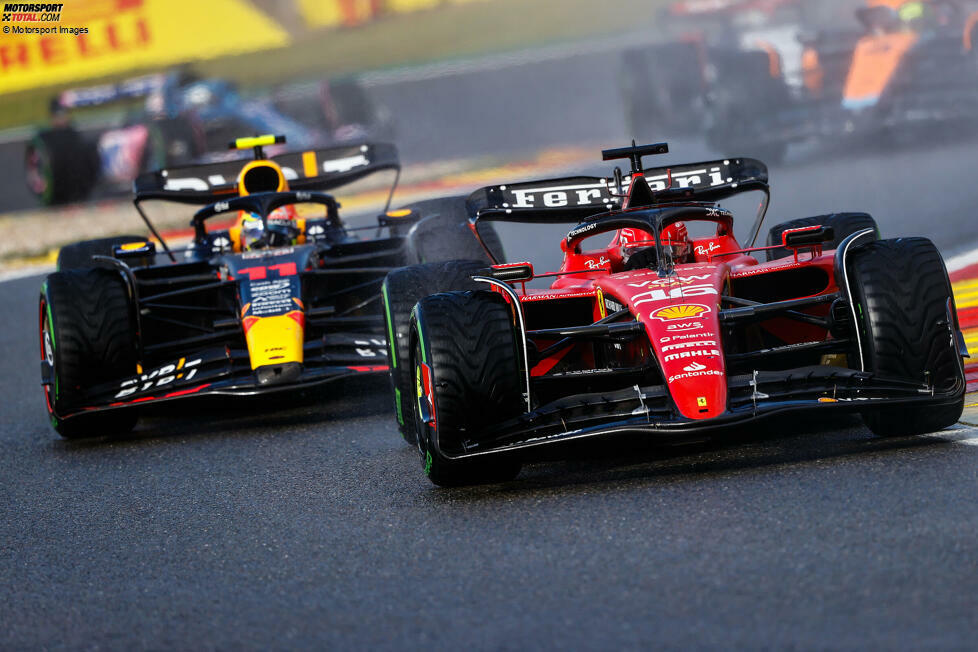 Charles Leclerc (2): Abzüge gibt es für den Samstag, wo er in beiden Sessions hinter dem Teamkollegen landete. Am Freitag und Sonntag aber 
