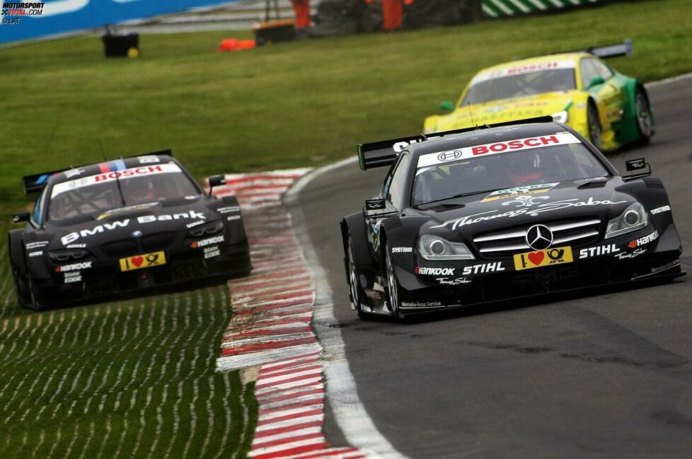 Brands Hatch, 20. Mai 2012: Platz 2 hinter Gary Paffett (Mercedes) und vor Mike Rockenfeller (Audi)