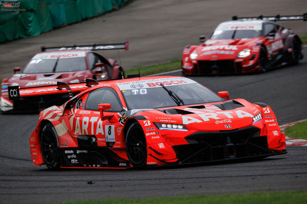 Platz 8 GT500: Tomoki Nojiri/Toshiki Oyu (ARTA; Honda NSX-GT) - 38 Punkte