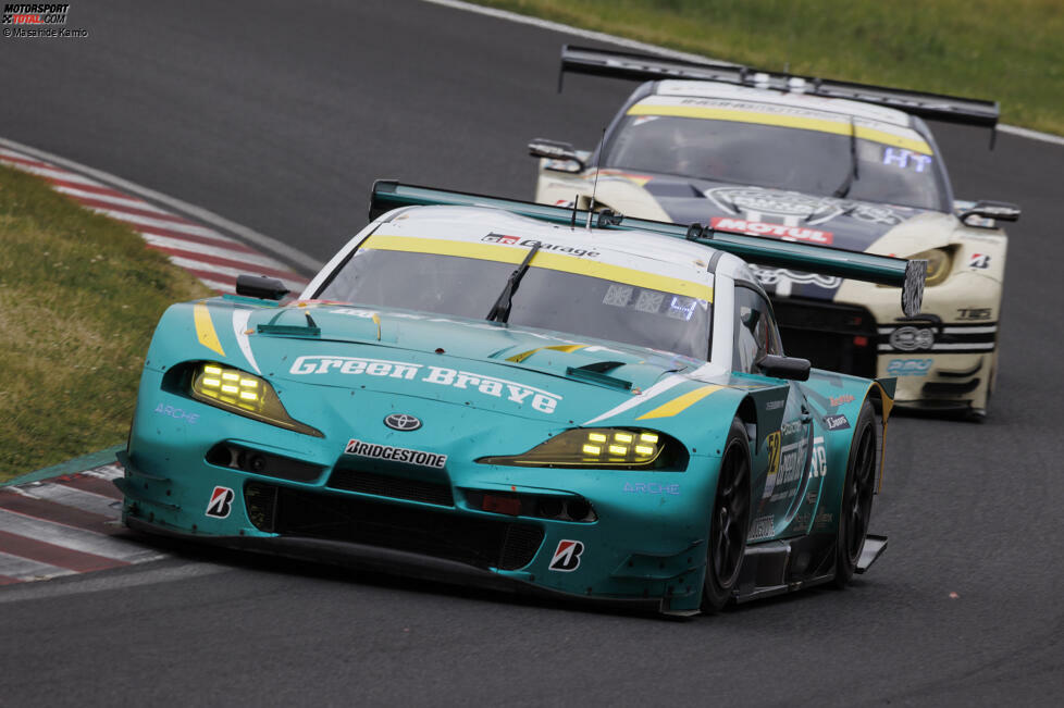 Platz 1 GT300: Hiroki Yoshida/Kohta Kawaai (Saitama Toyopet GreenBrave Racing; Toyota GR Supra GT300) - 74 Punkte