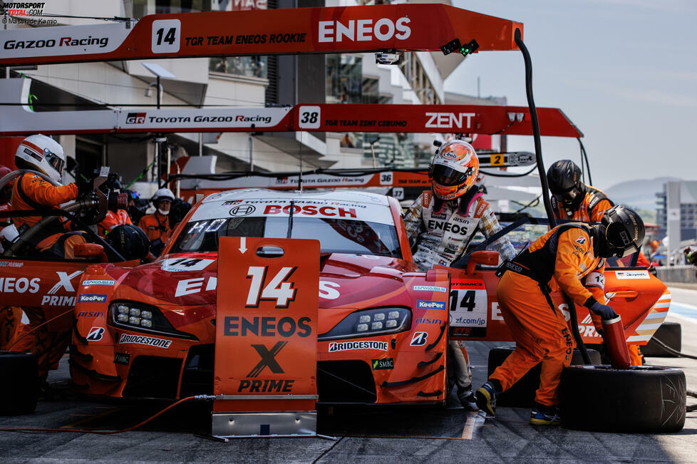 Platz 7 GT500: Kazuya Oshima/Kenta Yamashita (TGR Team Eneos ROOKIE; Toyota GR Supra GT500) - 45 Punkte