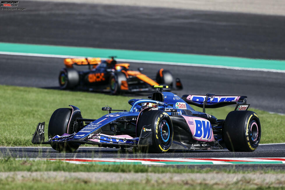 Pierre Gasly (3): Im Qualifying noch vor Ocon, im Rennen nach dem Rücktausch der Positionen am Ende dann dahinter. Ungefähr auf Augenhöhe mit Ocon, vielleicht sogar der etwas schnellere Alpine-Pilot an diesem Wochenende. Für eine 2 reicht es aber auch bei ihm nicht.