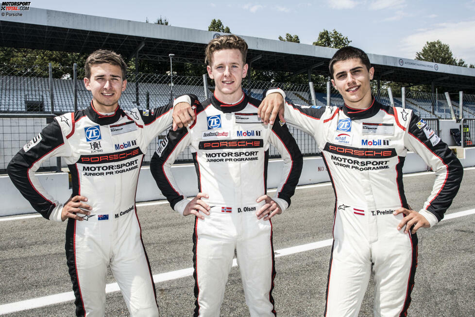 ... bei einer Porsche-Nachwuchssichtung an. Das Talent setzt sich durch und ist damit - wie zeitgleich übrigens auch sein späterer Manthey-EMA-Teamkollege Dennis Olsen - Porsche-Junior. Im ersten Jahr im GT-Sport fährt Preining zwar ...