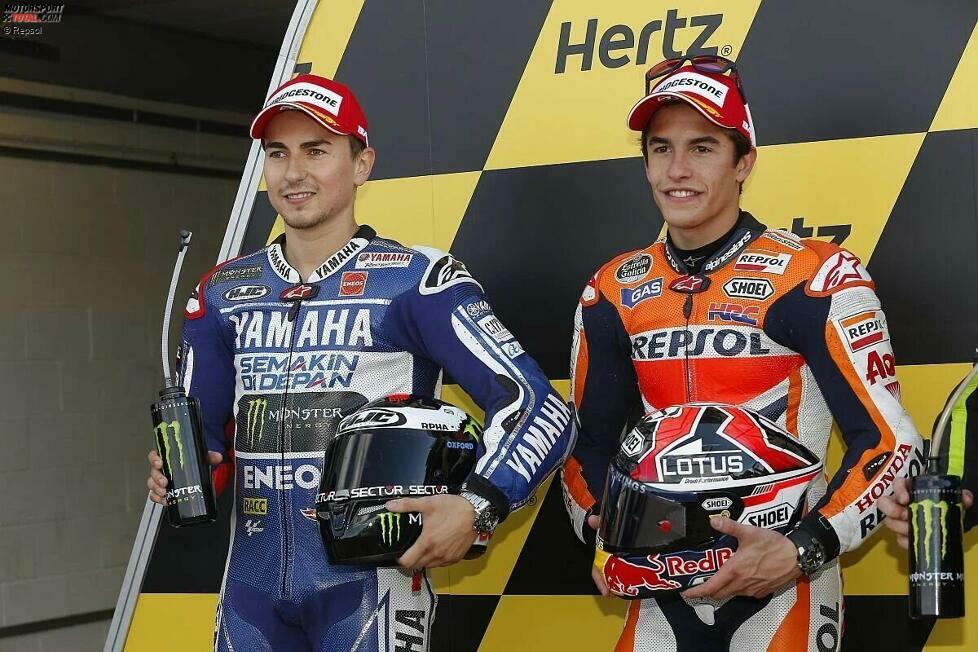 In die Saison 2013 startet Jorge Lorenzo als Titelverteidiger. Moto2-Champion Marc Marquez steigt in die MotoGP auf und geht für Repsol-Honda an den Start. Die meiste Zeit der Saison kämpfen sie mit Marquez' Teamkollegen Dani Pedrosa um die Weltmeisterschaft.