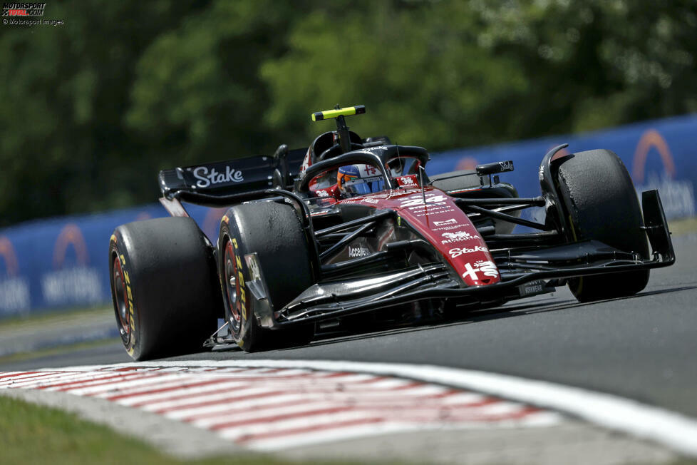 Guanyu Zhou (5): Zwei Redakteure hätten ihm für den Startcrash, der unter anderem beide Alpines aus dem Rennen nahm, sogar eine 6 gegeben. Andere rechnen ihm sein starkes Qualifying an und geben trotz der Situation noch eine 4. Im Schnitt landen wir am Ende bei der 5.