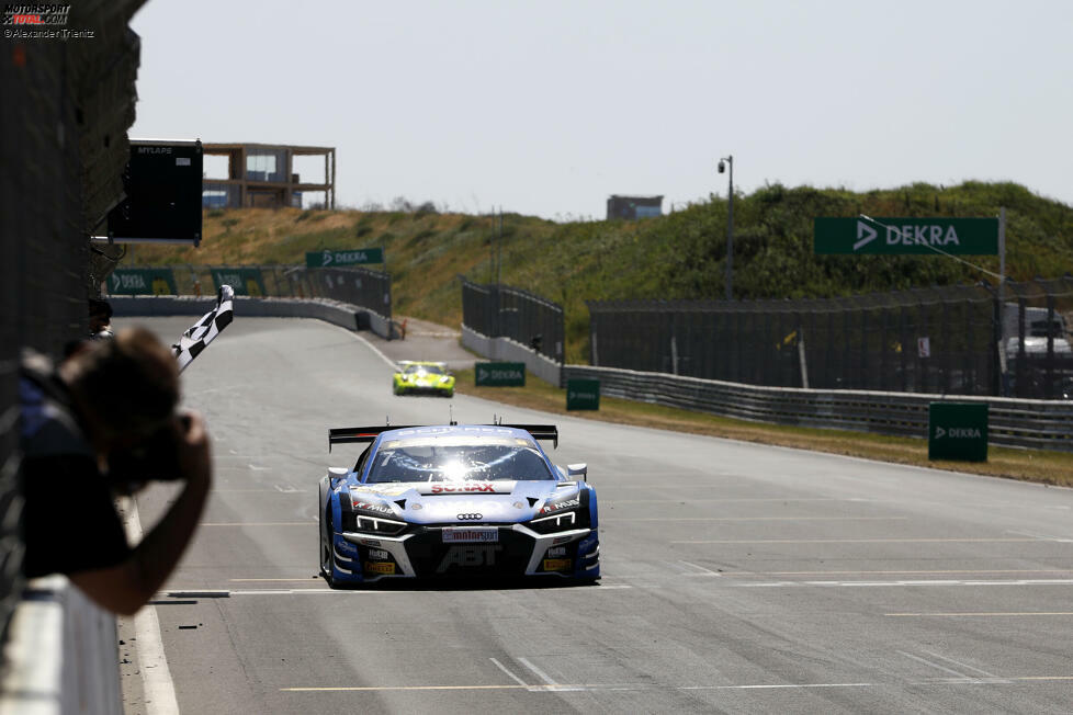 Am Sonntag in Zandvoort gewinnt Abt-Pilot Ricardo Feller von der Pole und holt seinen zweiten DTM-Sieg - und den ersten Audi-Sieg nach einem Jahr Pause. Der Schweizer ist der vierte neue Sieger der Saison.