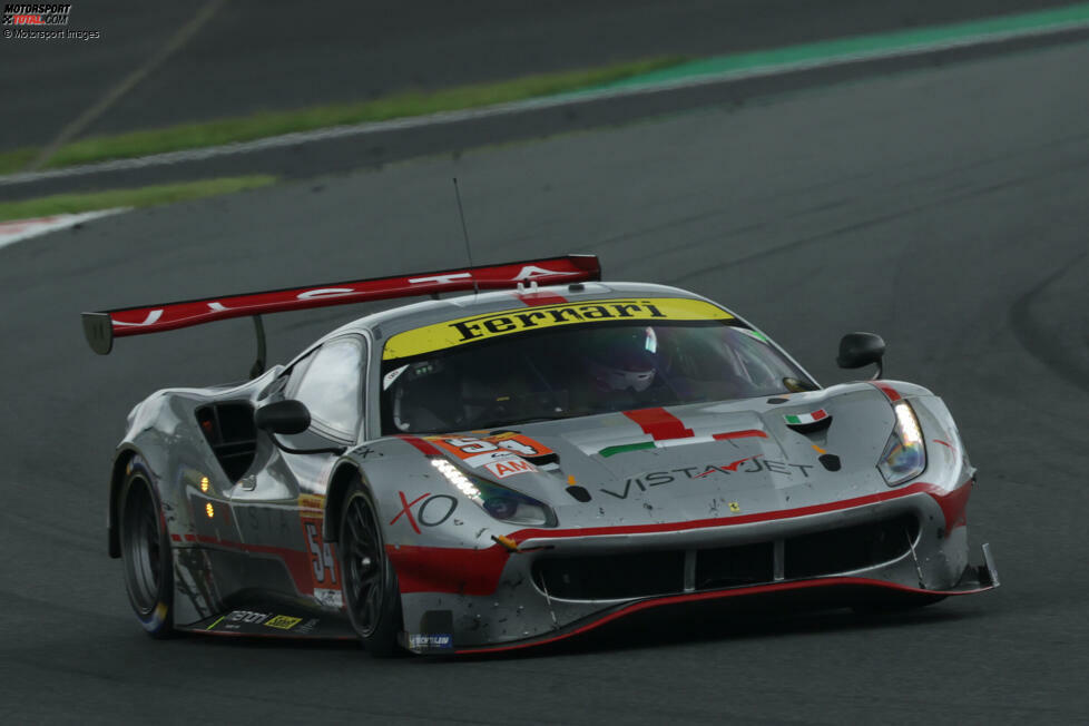 Platz 3 LMGTE Am: Thomas Flohr/Francesco Castellacci/Davide Rigon (AF Corse; Ferrari 488 GTE Evo) - 91 Punkte