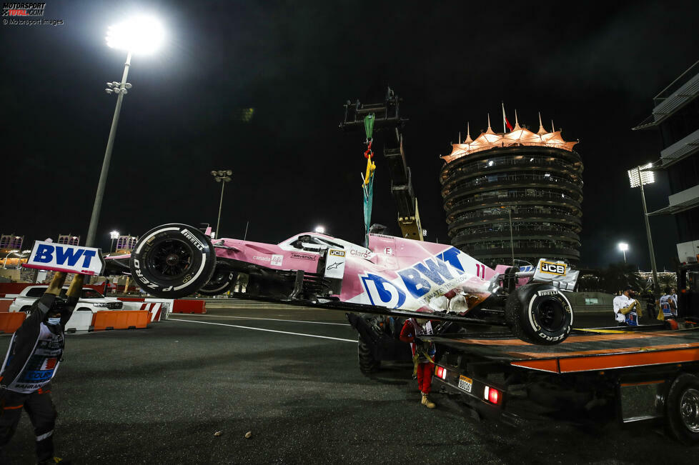2020: Es waren noch vier Runden zu fahren, als das Safety-Car auf die Strecke kam. Der Mexikaner rollte auf der Geraden aus, doch das Auto konnte nicht mehr rechtzeitig geborgen werden, sodass Hamilton zum dritten Mal ein Rennen unter Gelb gewann.