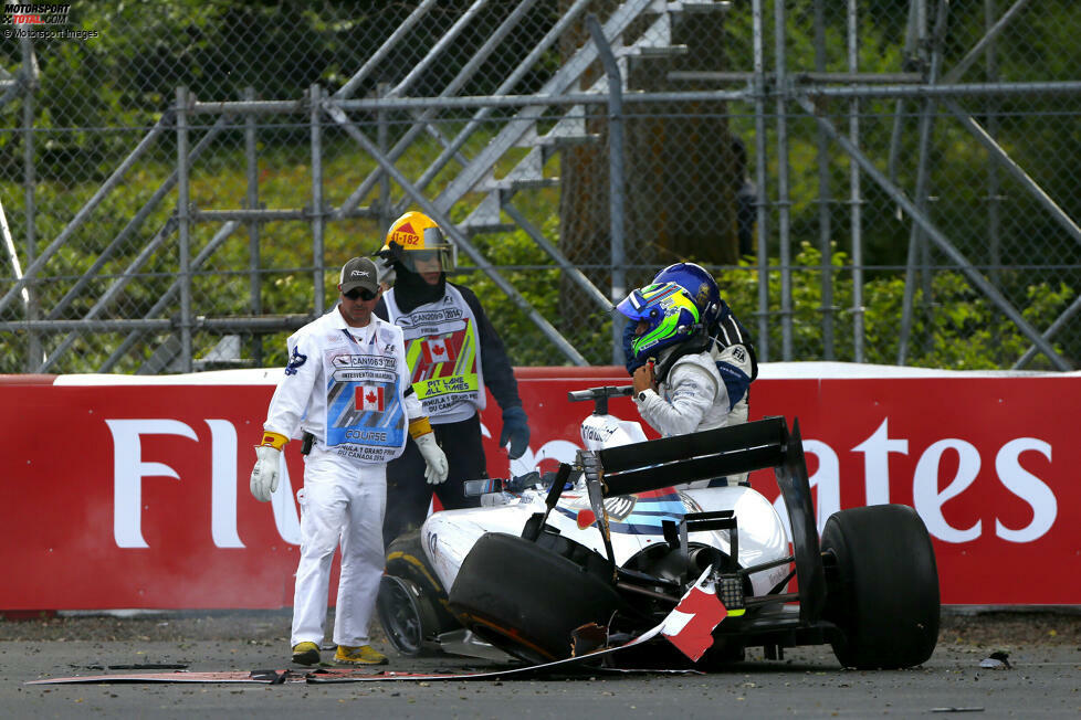 2014: 15 Jahre nach der ersten Safety-Car-Zieldurchfahrt musste das Rennen in der Schlussphase wieder neutralisiert werden. Massa war in der letzten Runde in Kurve 1 in das Heck von Sergio Perez gekracht.