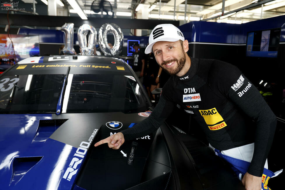 Rene Rast feierte in der Saison 2023 ein besonderes Jubiläum: Der BMW-Werksfahrer von Schubert Motorsport fuhr auf dem Lausitzring sein 100. DTM-Rennen. Für den dreifachen DTM-Champion war es die erste Saison mit BMW, nachdem er zuvor für Audi auf Punktejagd ging.