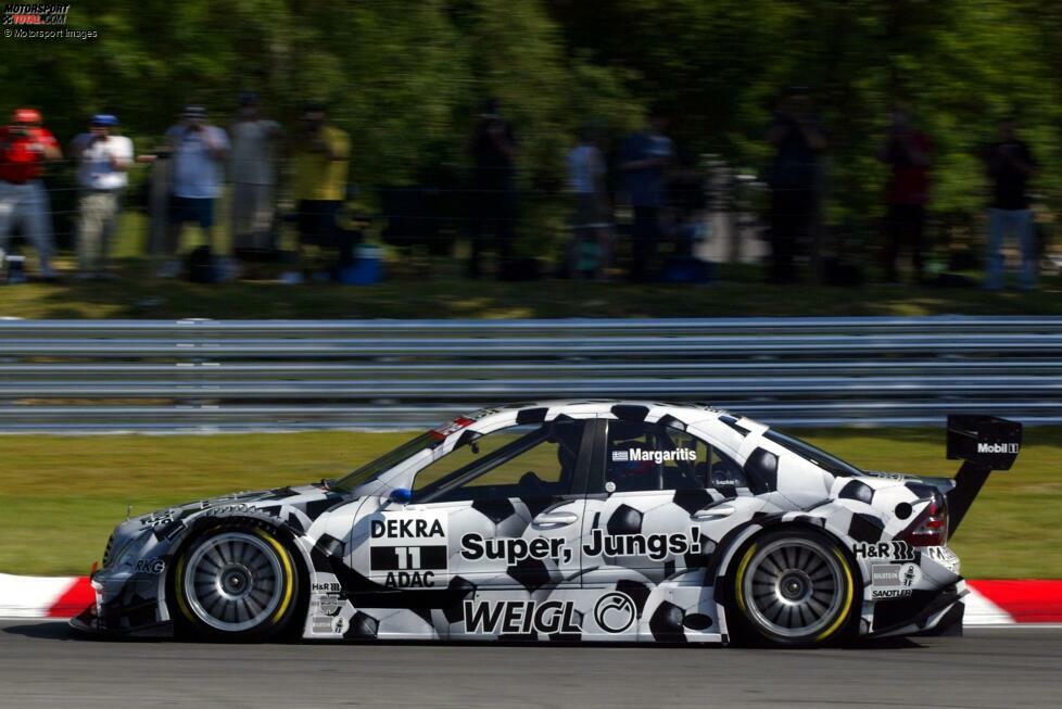 Alexandros Margaritis (Persson-Mercedes) - deutsche Nationalmannschaft: 2006 zelebriert Alexandros Margaritis auf seinem Mercedes das legendäre 