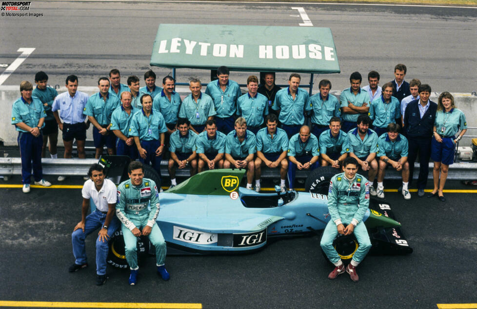 Am Saisonende 1991 geht Ivan Capelli das Geld aus. Sein Nachfolger im hellblauen Leyton-House-Ilmor: Karl Wendlinger (rechts). Der Österreicher sichert sich bei den Starts in Suzuka und Adelaide ein Stammcockpit für 1992.