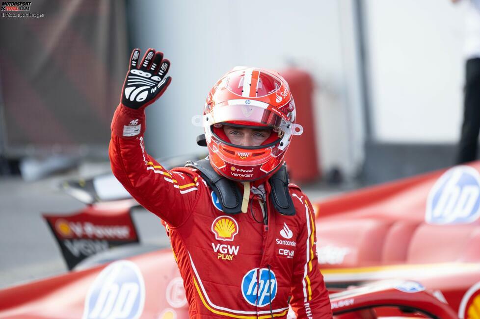 Charles Leclerc (Redaktion: 2) - Das sehen wir auch so. Zudem gingen ihm am Ende die Reifen ein. Aber: Er brachte sich mit seinem starken Qualifying selbst erst in die Position, das Rennen überhaupt so lange anzuführen. Für eine 1 reicht es aber nicht, dazu war der zweite Stint auf den harten Reifen zu schwach.