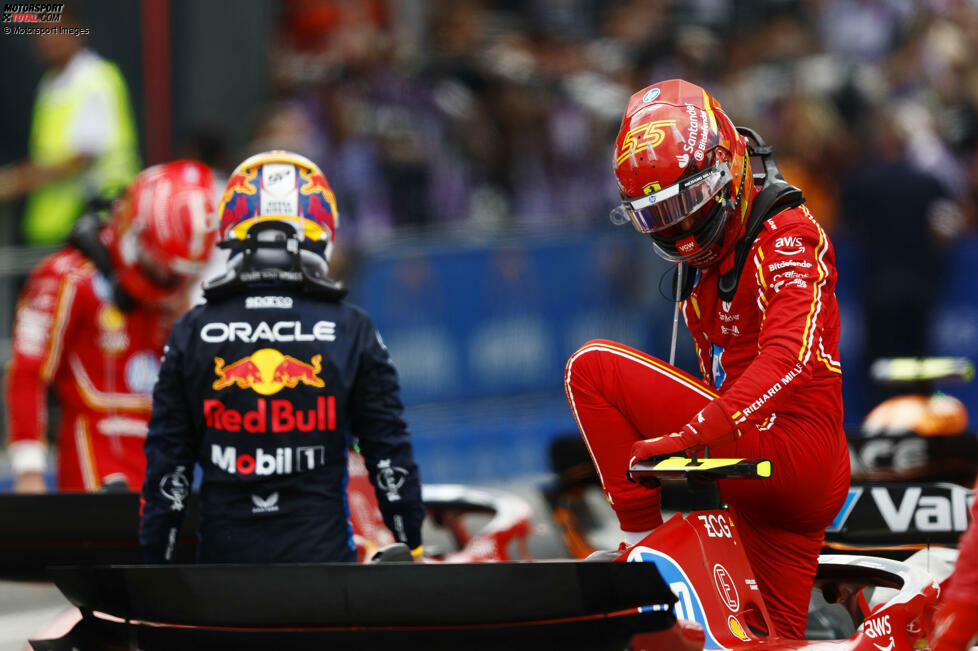 Carlos Sainz (Redaktion: 3) - In der Redaktion gehen die Meinung stark auseinander, von der 2 bis zur 4 ist alles dabei. Unterm Strich jedenfalls kein übermäßig gutes Wochenende beim Heimrennen. Zudem war Leclerc nicht happy damit, dass er ihn attackierte. Das sei anders abgesprochen gewesen.