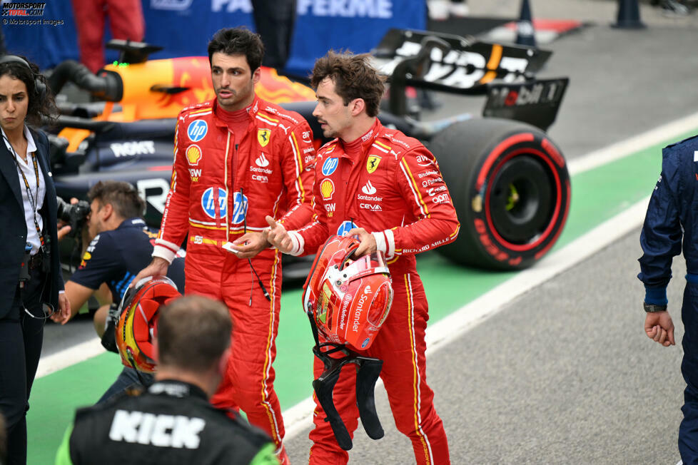 Charles Leclerc (Redaktion: 3) - Auch hier ist bei uns von einer 2 bis zur 4 alles dabei. Uneinigkeit herrscht unter anderem darüber, ob er selbst die Schuld bei der Berührung mit seinem Teamkollegen trägt? Am Ende in Qualifying und Rennen vor Sainz, auch dank der besseren Strategie.