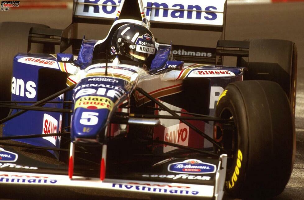 Damon Hill (1996): Nach zwei Schumacher-Titeln in Serie schlägt Williams 1996 zurück: Hill gewinnt vier der ersten fünf Saisonrennen und die ersten drei Läufe in Folge. Das vierte Saisonrennen auf dem Nürburgring geht an seinen Teamkollegen Jacques Villeneuve, während Hill nur Vierter wird.