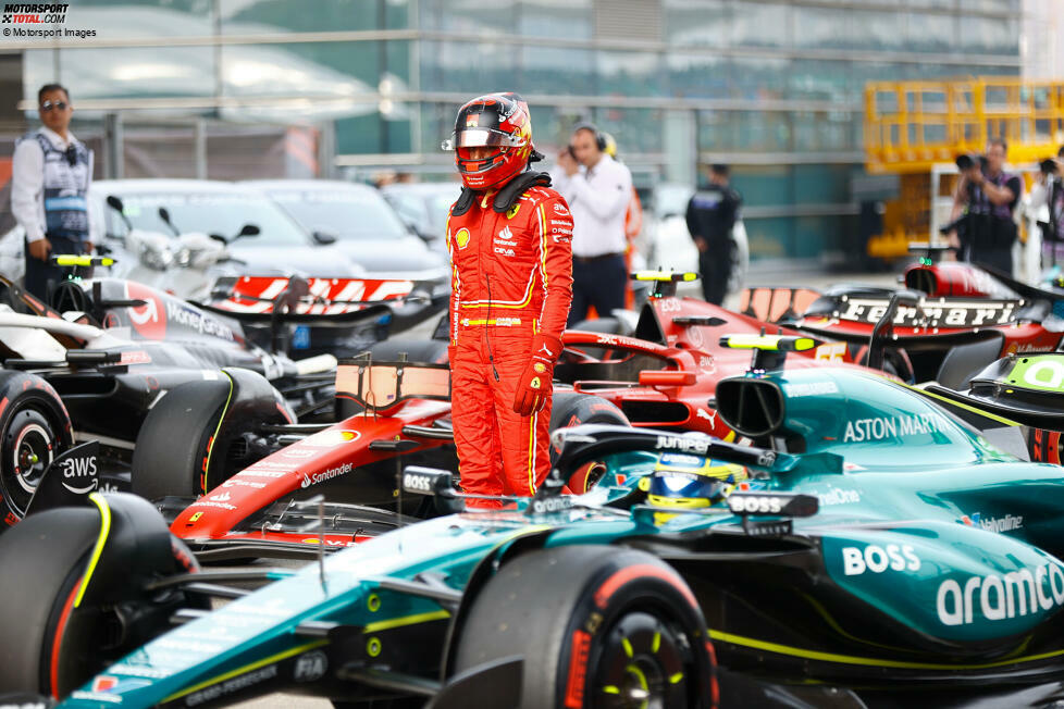 Carlos Sainz (Redaktion: 4) - Das sehen wir auch so, kommen deswegen aber sogar nur bei einer 4 raus. Hatte gewaltiges Glück, dass er nach seinem Crash im Qualifying weiterfahren konnte. Ansonsten wäre er von weit hinten gestartet. Im Sprint ebenfalls glücklich, dass es für die Aktion gegen Leclerc keine Strafe gab.