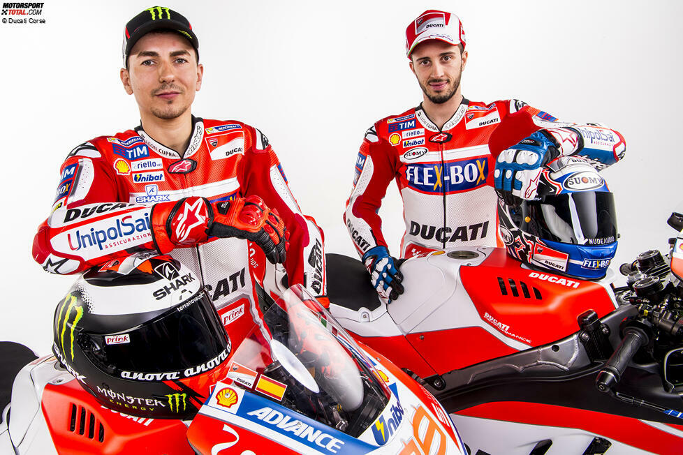 2017/18: Jorge Lorenzo und Andrea Dovizioso