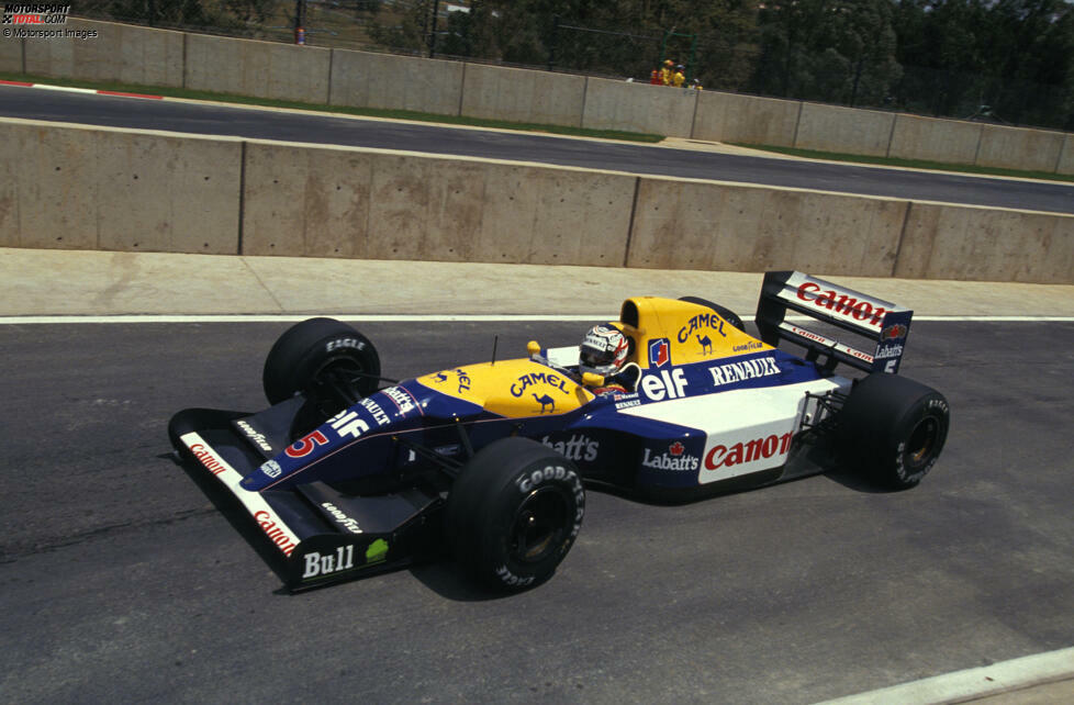 ... Evolution FW14B in der Saison 1992 seine volle Wirkung entfaltet. Mit Erfolg: Nigel Mansell wird erster Formel-1-Weltmeister in einem Newey-Auto!