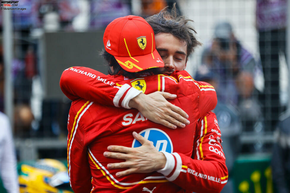 8. Monaco: Charles Leclerc bricht seinen Fluch und gewinnt emotional sein Heimrennen in Monte Carlo und übernimmt dabei die WM-Führung von Sergio Perez, der nach einem heftigen Unfall in Runde 1 ausscheidet. Stand: 1. Leclerc (159), 2. Perez (138), 3. Norris (134), 4. Sainz (123), 5. Piastri (85).