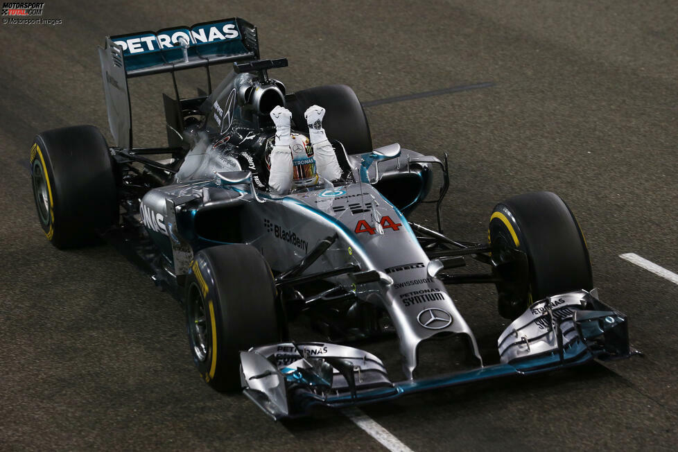 ... Weltmeister wird sein Mercedes-Teamkollege Lewis Hamilton - vor Rosberg.