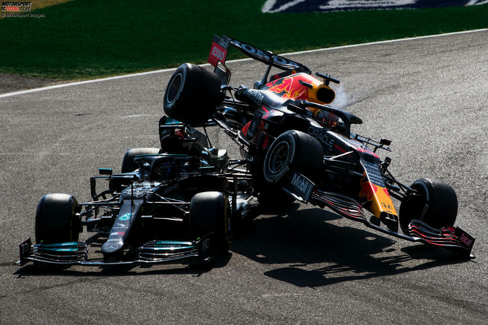 3. Max Verstappen (Red Bull) beim Großen Preis von Italien 2021 - Grund: Unfall