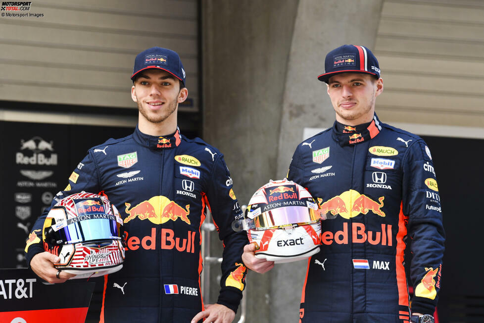 ... war Pierre Gasly bei Red Bull noch der Teamkollege von Max Verstappen.