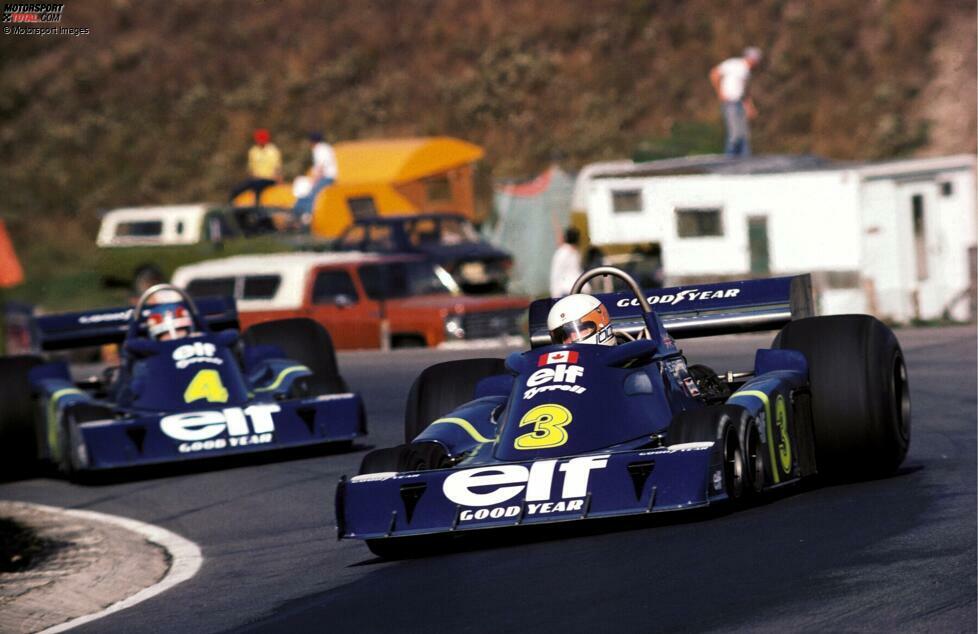 9 Doppelsiege: Tyrrell - Das Spitzenteam der frühen 1970er-Jahre rund um den dreimaligen Weltmeister Jackie Stewart fährt 1976 in Anderstorp in Schweden einen denkwürdigen letzten Doppelsieg heraus: Jody Scheckter und Patrick Depailler schaffen das mit den sechsrädrigen P34-Boliden!
