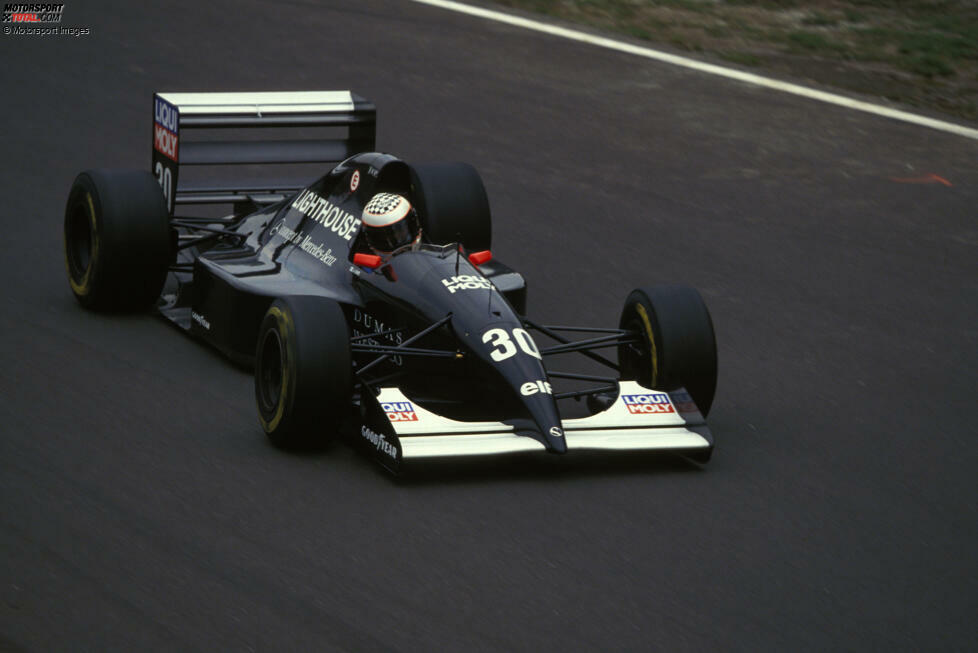 Sauber: 1993 gibt der Rennstall aus Hinwil in der Schweiz sein Formel-1-Debüt. Der Sauber C12 ist damit der Urahn sämtlicher Sauber-Autos in der Formel 1.