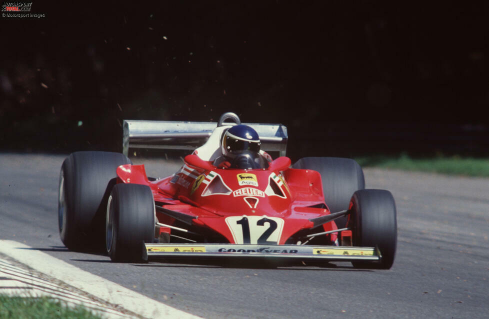Zunächst kommt er als Ersatzmann für Niki Lauda zu Ferrari, fährt 1977 und 1978 aber zwei volle Saisons für die Scuderia. Reutemann holt fünf Siege, aber ...
