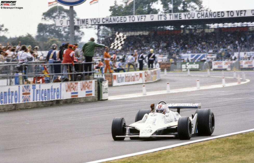 Zur Saison 1979 zieht es Regazzoni zu Williams, und er fährt sich dort in seinem einzigen Jahr in die Team-Geschichtsbücher: Regazzoni gewinnt beim Großbritannien-Grand-Prix das erste Formel-1-Rennen für Williams!