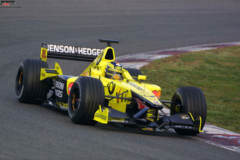 2001: Teamchef Eddie Jordan setzt Heinz-Harald Frentzen mitten im Jahr vor die Tür, aber ...