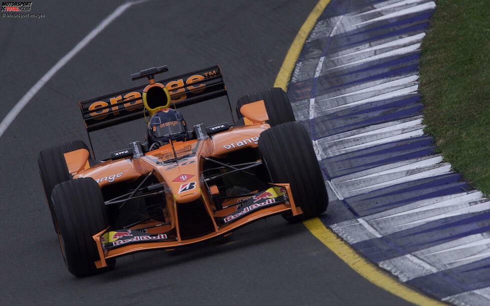 2002: Heinz-Harald Frentzen beginnt die Saison für das strauchelnde Arrows-Team, das mit gebrauchten Chassis antreten muss. Ausgerechnet beim Heimrennen in Hockenheim ist Schluss, das Team geht bankrott. Frentzen ...