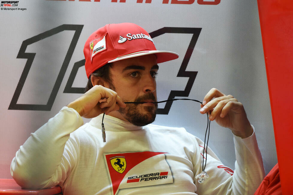 ... 2014 scheitert Alonso noch zwei weitere Male als Zweiter an Vettel und bleibt in seinem letzten Ferrari-Jahr sogar komplett sieglos. Dann gibt Alonso auf und wechselt zu McLaren, das ab 2015 mit schwachen Honda-Antrieben komplett abstürzt und Alonso noch mehr frustriert.