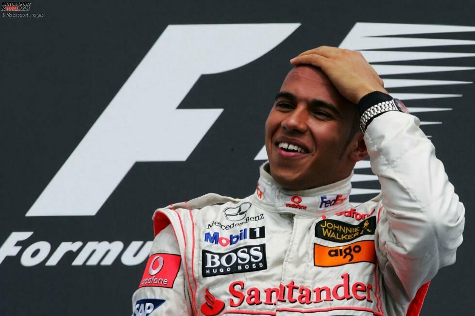 1. Lewis Hamilton (17 Jahre, 1 Monat, 8 Tage): Noch ein Rekord, den der Brite mittlerweile inne hat. Auch bei ihm spannt sich der Erfolg über drei verschiedene Jahrzehnte, nachdem er in seiner Debütsaison 2007 in Kanada für McLaren erstmals ganz oben auf dem Treppchen stand.