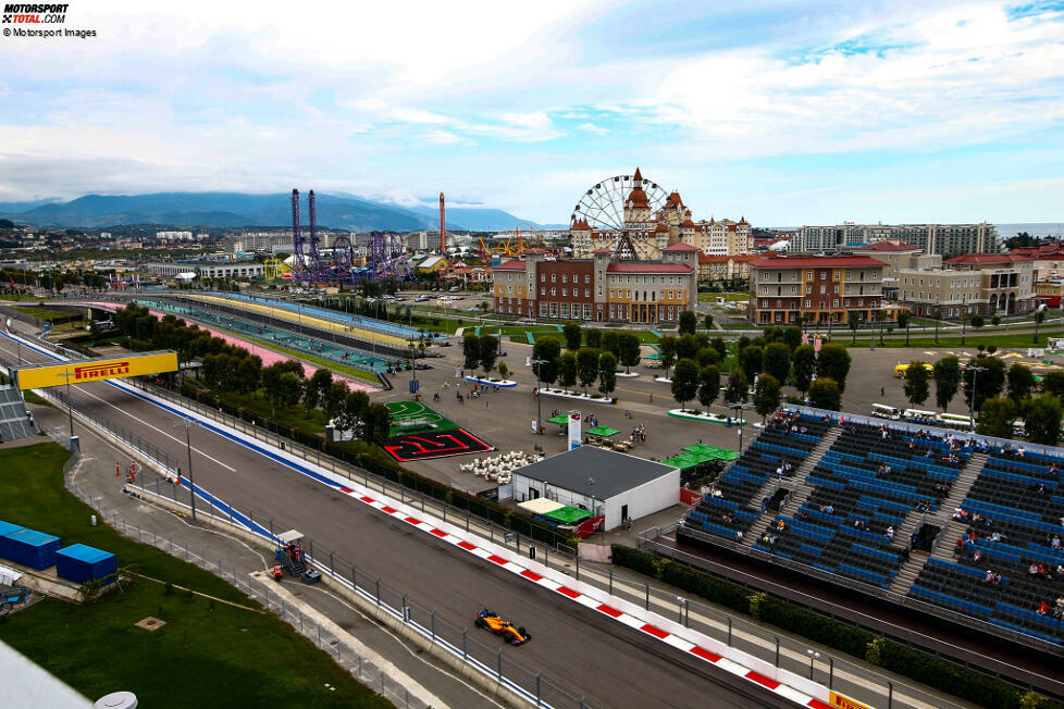 Sochi Autodrom bei Sotschi (Russland): Formel 1 2014-21