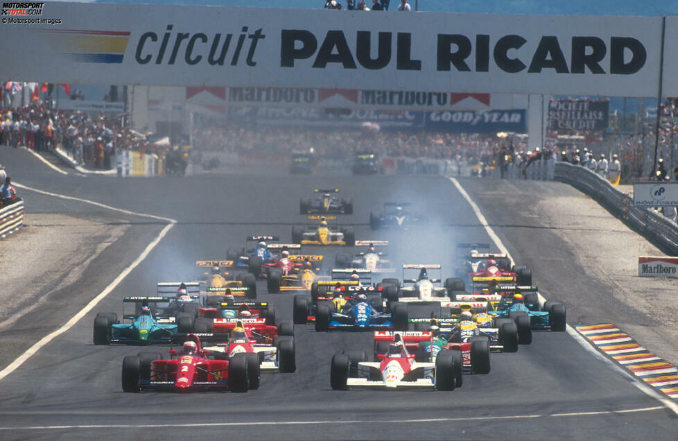 Circuit Paul Ricard bei Le Castellet (Frankreich): Formel 1 1971-1990 (mit Ausnahmen) sowie 2018-22