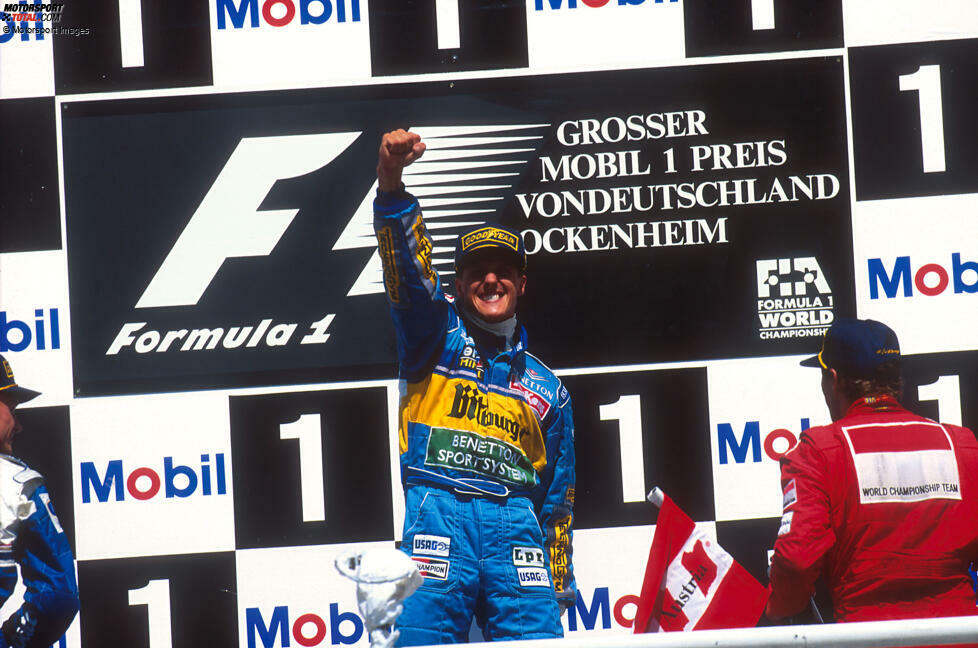#4: Michael Schumacher (Deutschland) - 4 Heimsiege in Hockenheim. 