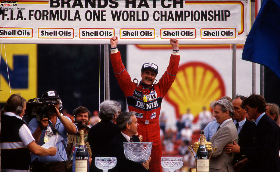 #4: Nigel Mansell (Großbritannien) - 4 Heimsiege in Brands Hatch (1) und Silverstone (3). Alle Erfolge beim britischen Grand Prix erzielt Mansell in den Jahren 1986, 1987, 1991 und 1992 für das britische Williams-Team.