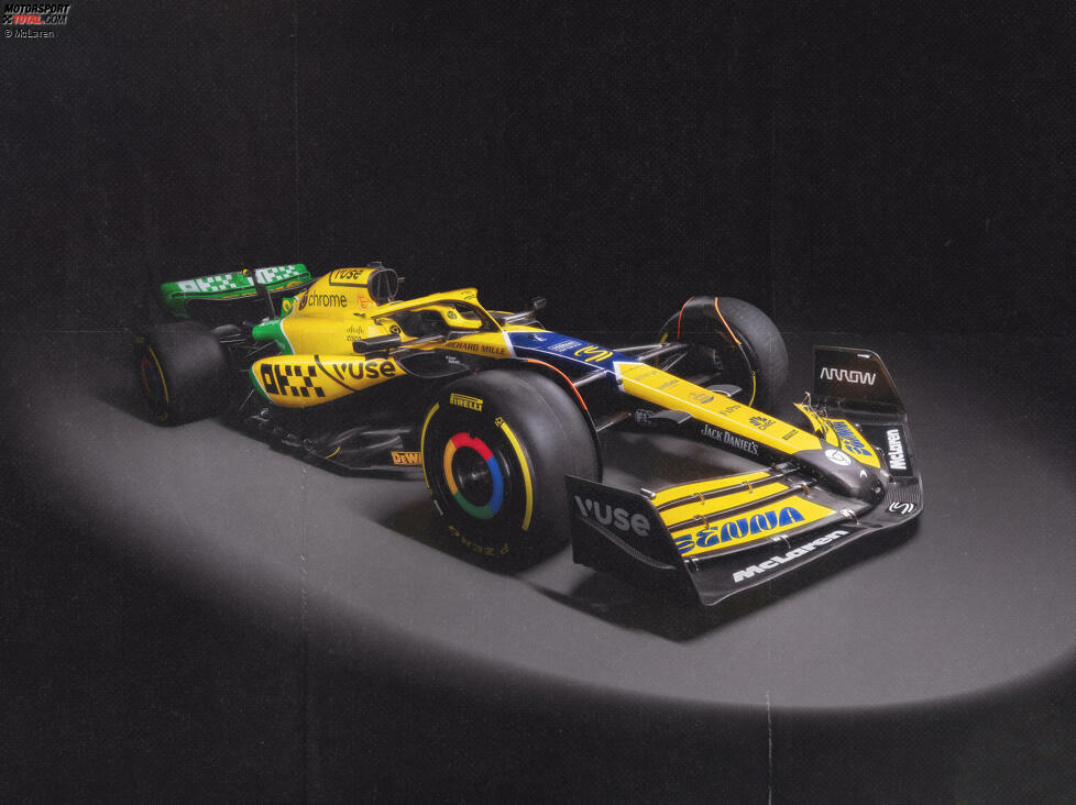 McLaren MCL38 im Design von Ayrton Senna