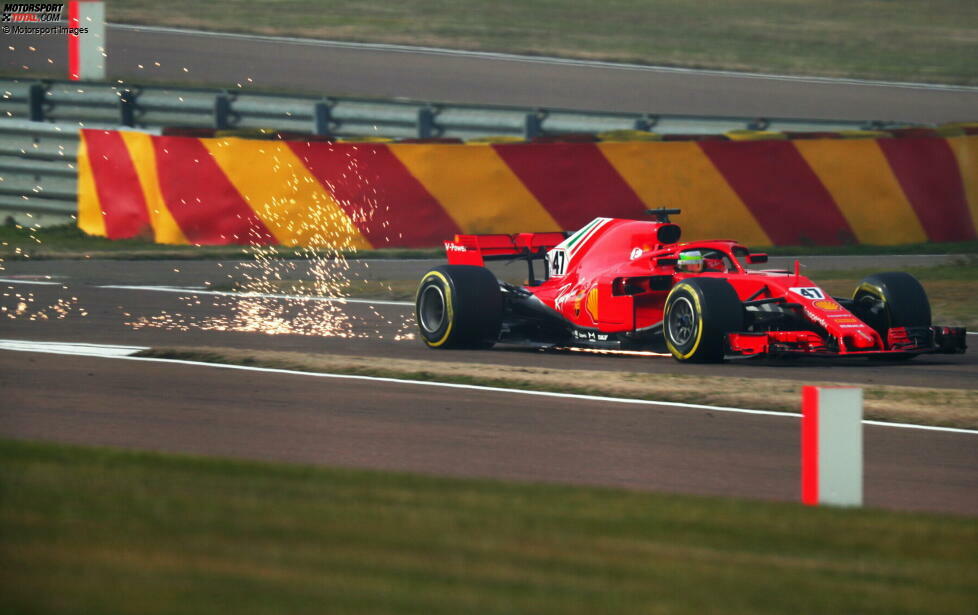 Zur Vorbereitung auf seine erste Formel-1-Saison bestreitet Mick Schumacher Ferrari-interne Testfahrten in Fiorano im Ferrari SF71H.