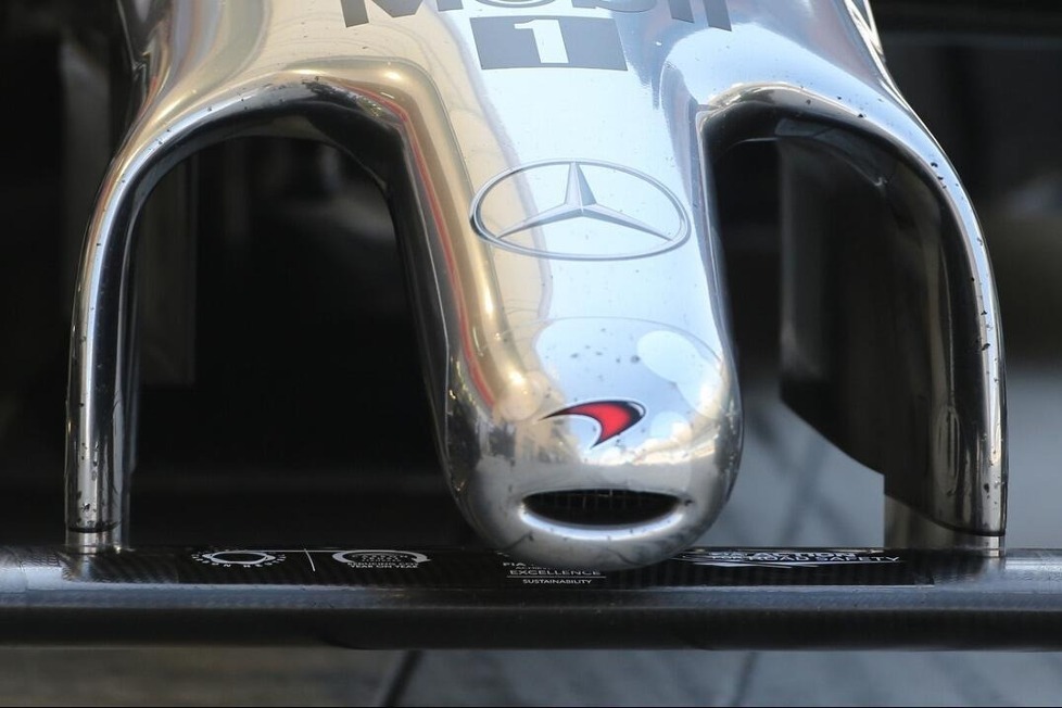 Eine Regeländerung mit nicht bedachten Folgen: So hässlich sahen die Nasen der Formel-1-Autos in der Saison 2014 aus!