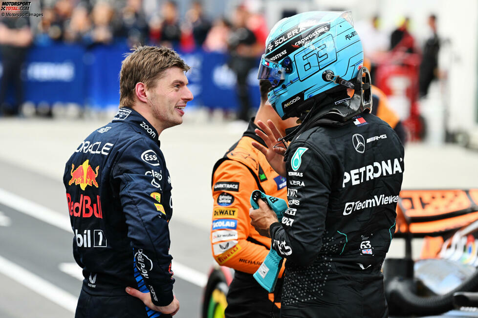 Wäre George Russell zuvor in Kanada nur eine Tausendstel langsamer gewesen, hätte es die Serie nicht gegeben, denn dann hätte nicht der Mercedes-Fahrer die Pole in Montreal gehabt, sondern Max Verstappen. Der Red-Bull-Pilot hatte die Serie aber in Imola schon begonnen.